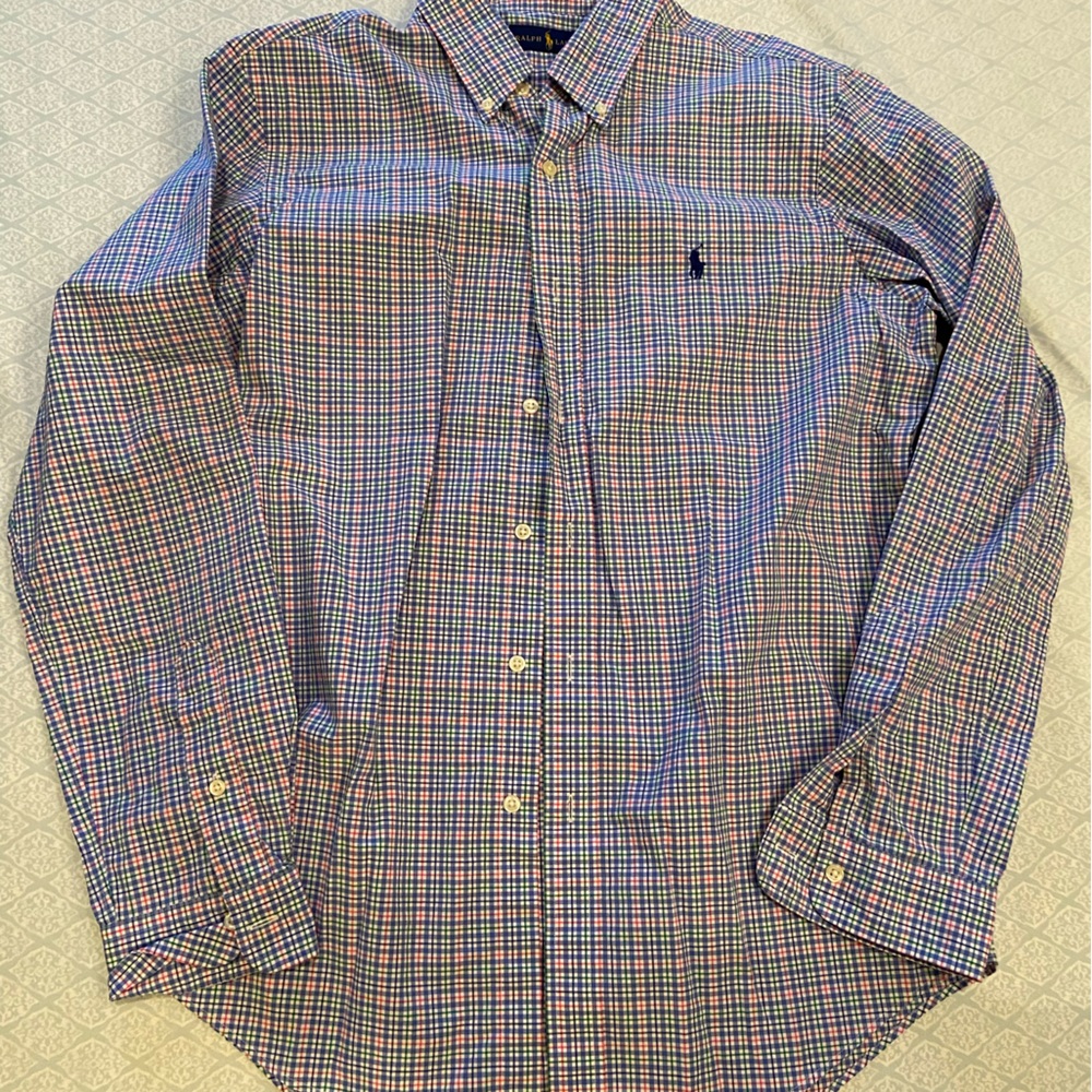 Men’s long sleeve polo